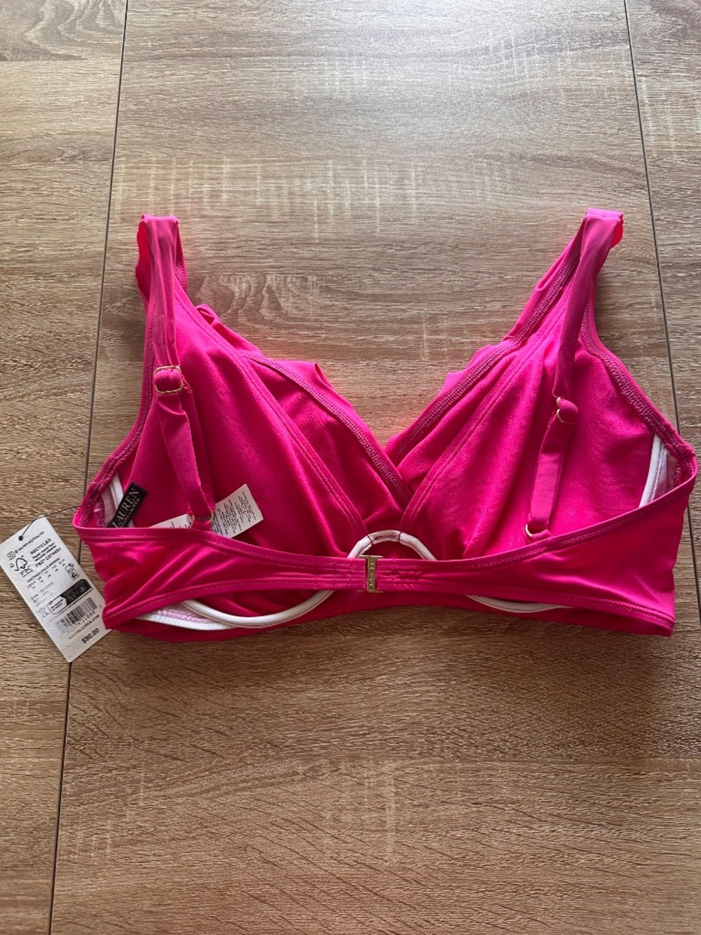 Lauren Ralph Lauren Pink Ruffle Bikini - Picture 7 of 11